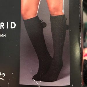 Torrid Cable Furball Knee High Socks